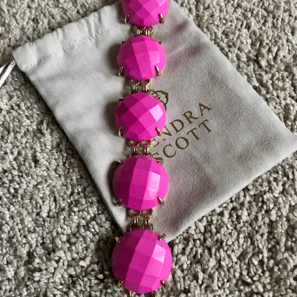 Kendra Scott pink Cassie bracelet